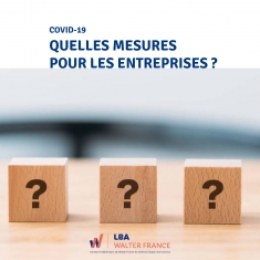 Covid-19 | MESURES D'URGENCE | LBA Walter France